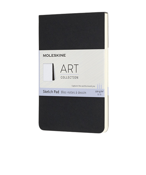 モレスキン（MOLESKINE）　スケッチパッド　ポケット　ブラック