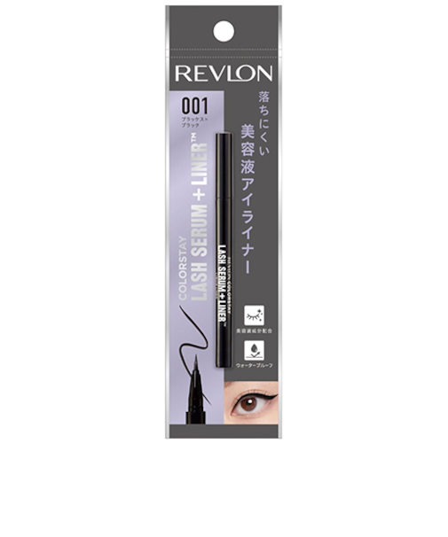 レブロン（REVLON）　カラーステイラッシュ　セラム＋ライナー　001　ブラッケスト　ブラック　0.48mL