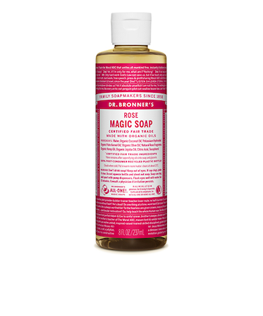 ドクターブロナー（DR.BRONNER’S）　マジックソープ　ローズ　S　237mL