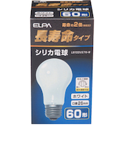 エルパ（ELPA）　長寿命シリカ　LW100V57W－W　ホワイト