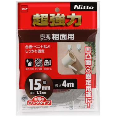 Nitto　超強力粗面用15x4　T4592