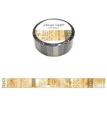 マインドウェイブ　クリアテープ　15mm幅　95188　old　paper