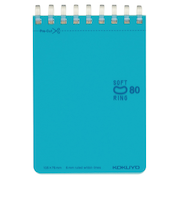 コクヨ（KOKUYO）　ソフトリング　ドット　B罫　A7　メ－SV378BT－LB　80枚　空