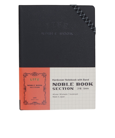 ライフ　ノーブルブック　A6　方眼　N1640