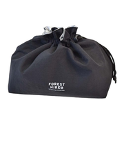 サブヒロモリ フォレストハイク 抗菌片引き巾着 PCA3688-20 ブラック