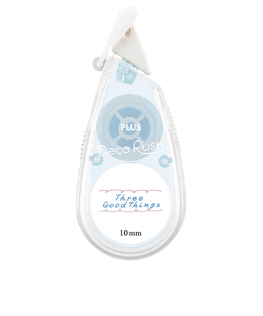 プラス（PLUS）　デコラッシュ　太幅タイプ　10mm幅　限定Topic柄　51-793　Three　Good　Things