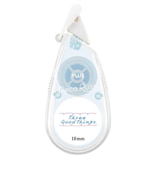 プラス（PLUS）　デコラッシュ　太幅タイプ　10mm幅　限定Topic柄　51-793　Three　Good　Things