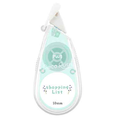プラス（PLUS）　デコラッシュ　太幅タイプ　10mm幅　限定Topic柄　51-792　Shopping　List