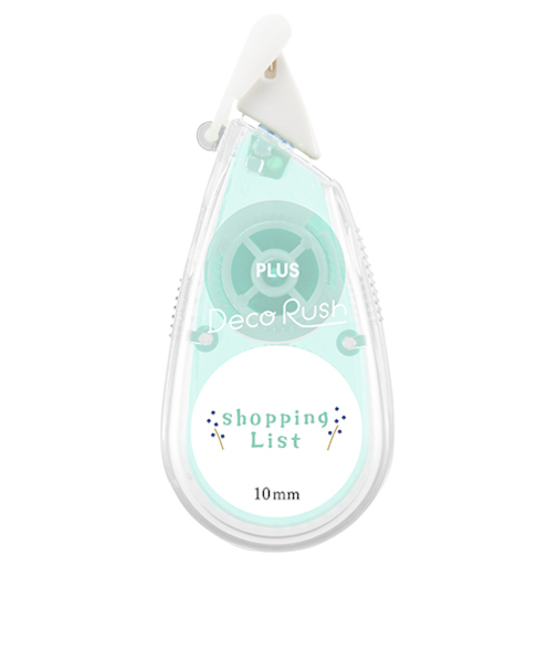 プラス（PLUS）　デコラッシュ　太幅タイプ　10mm幅　限定Topic柄　51-792　Shopping　List