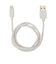 クオリティトラストジャパン　ライトニングケーブル　1m　QL-0412WH　ホワイト