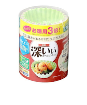 東洋アルミ　抗菌深いぃおべんとうカップ　深型　M　4色174枚