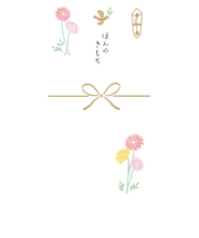 古川紙工 きちんとのし袋 ほんのきもち VJK8 ガーベラ