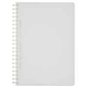 コクヨ（KOKUYO）　ソフトリング　方眼ドット罫　B6　ス－SV548WT－T　透明　80枚