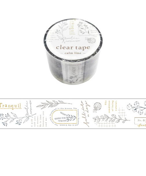 マインドウェイブ　クリアテープ　30mm幅　95193　calm　line
