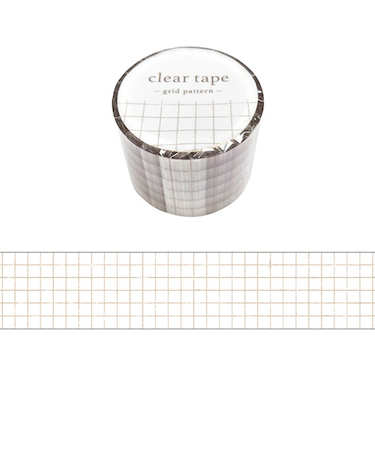 マインドウェイブ　クリアテープ　30mm幅　95191　grid　pattern