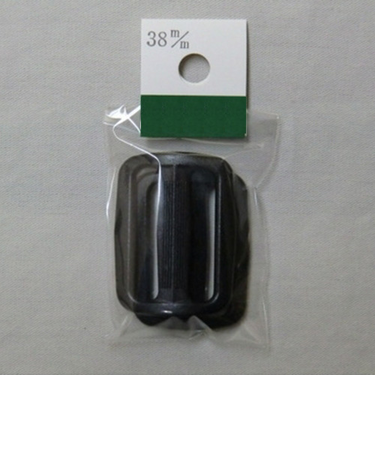 ニフコ（Nifco）　プラスチックパーツ　調節アジャスター　T－38　38mm　黒　2個入