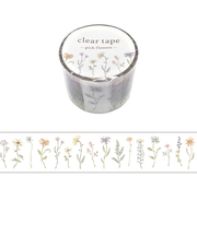 マインドウェイブ　クリアテープ　30mm幅　95192　pick　flowers