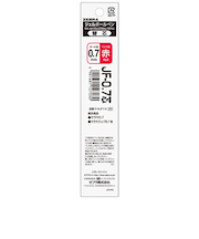 ゼブラ（ZEBRA）　ジェルボールペン替芯　JF-0.7芯　P-RJF7-R　赤