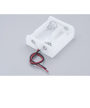 朝日電器　電池ボックス　単2×2本用　リード付き　UM－220NH