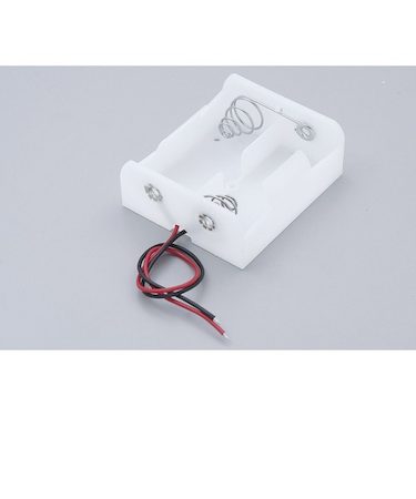 朝日電器　電池ボックス　単2×2本用　リード付き　UM－220NH