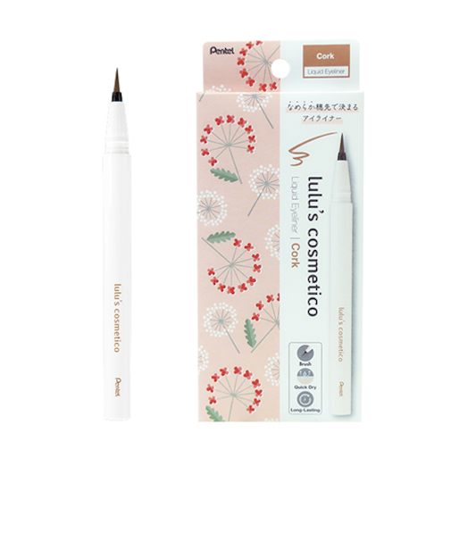 ぺんてる　ルルズコスメティコ（lulu’s　cosmetico）　リキッドアイライナー　コルク
