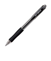 三菱鉛筆　VERY楽ノック　油性ボールペン　細字0.7mm　SN10007　黒