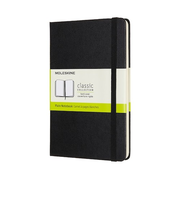 モレスキン（MOLESKINE）　クラシックノートブック　ハードカバー　無地　ミディアムサイズ　ブラック