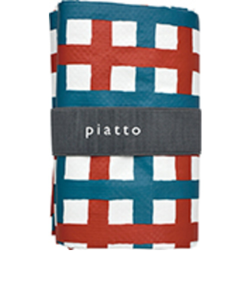 ピアット（piatto）　レジャーシート　ミックスチェック　A561RD　レッド
