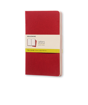 モレスキン（MOLESKINE）　カイエジャーナル　ソフトカバー　無地　ラージサイズ　406043　レッド