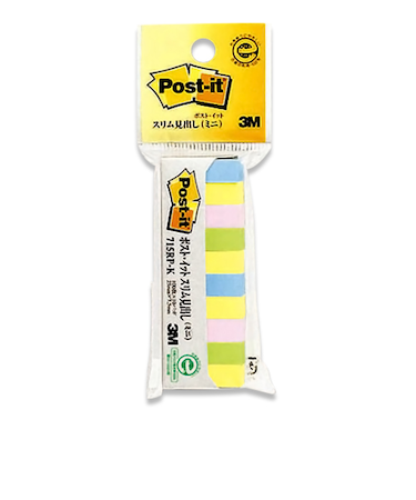 3M　ポスト・イット　スリム見出し　ミニ　715RP－K