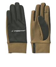 フリーノット（FREEKNOT）　ウィンドシェルフルカバーグローブ　Y4621－M－64　オリーブ
