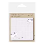 ミドリ（MIDORI）　付せん紙　ボールとネコ柄　19096006