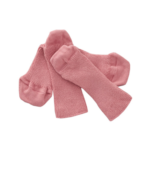 フー（f／u）　ゆるリブソックス　綿　YB0001－23－48　ピンク