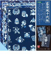 トーヨー　藍染風千代紙　014002