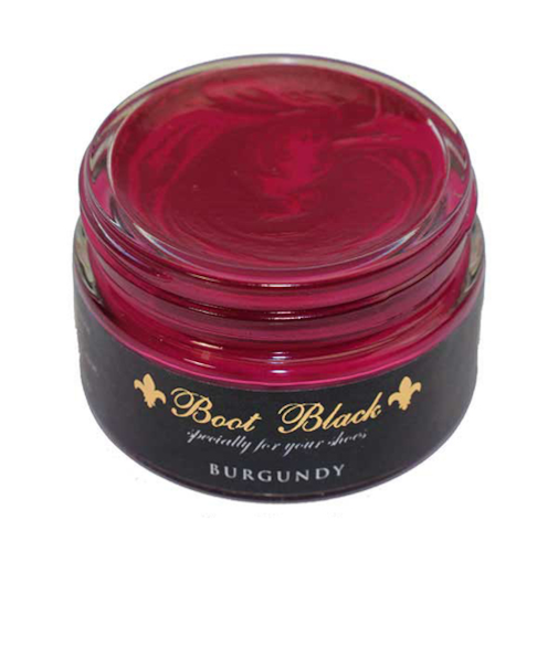 コロンブス（COLUMBUS）　ブートブラック　シュークリーム　バーガンディ　55g