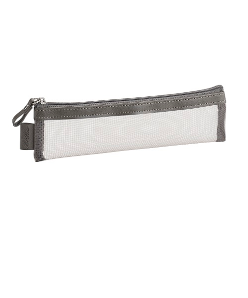 セキセイ　ベルポスト　メッシュケース　スリムPEN　BP-6631　ライトグレー