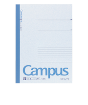 コクヨ　キャンパスノート　B5　B罫　ノ‐3BN　30枚