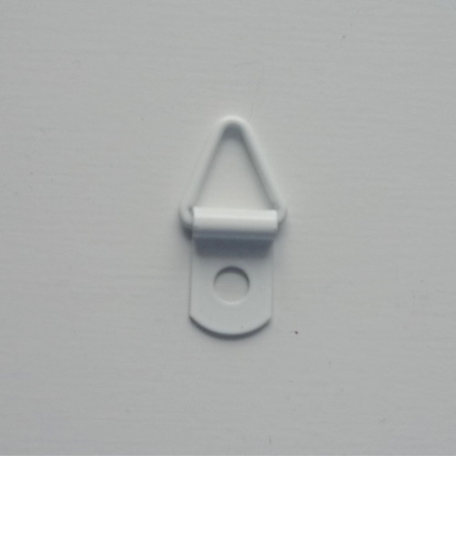 コニビオラ　三角吊金具　白　9mm　A－144　5ケ入