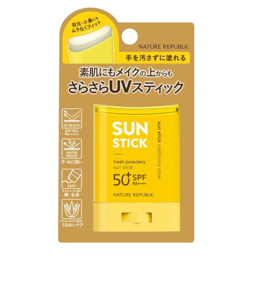 ネイチャーリパブリック　パウダリーアロエUVスティック　24g