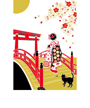 フロンティア　A5ノート　CHO－072　舞子さんと太鼓橋