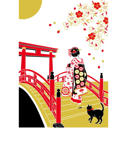 フロンティア　A5ノート　CHO－072　舞子さんと太鼓橋