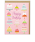ホールマーク（Hallmark）　グリーティングカード　誕生お祝い　エコフレンドリー　811990　たくさんのケーキ