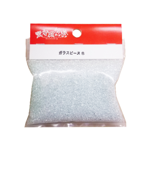 常陸　ガラスビーズ　S　透明　200g