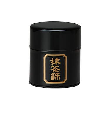 日東産業　抹茶ふるい缶セット　441BB2　黒