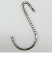 八幡ねじ　ステンレスSフック　4×90mm