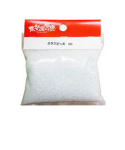 常陸　ガラスビーズ　SS　透明　200g