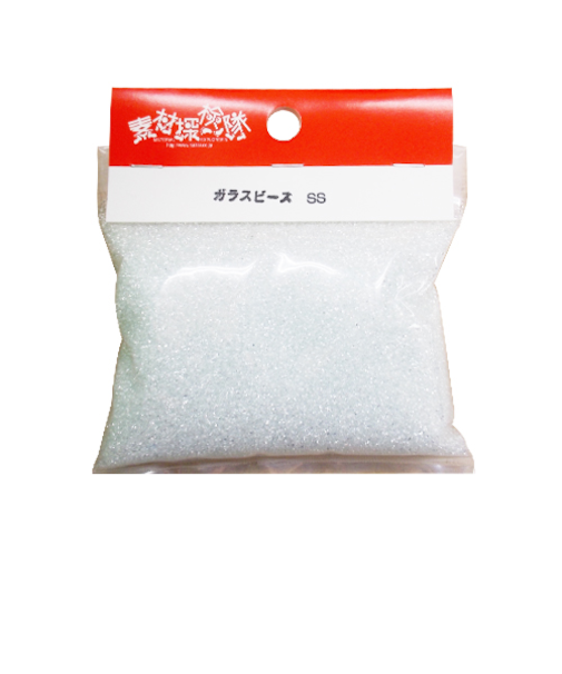 常陸　ガラスビーズ　SS　透明　200g