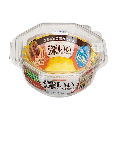 東洋アルミ　抗菌深いぃおべんとうカップ　深型　L　4色38枚