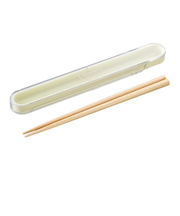 ハンズオリジナル デジュネ 箸/箸箱セット 18cm イエロー