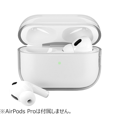 【AirPodsPro（第2世代）】　ピージーエー（PGA）　ソフトケース　クリア
